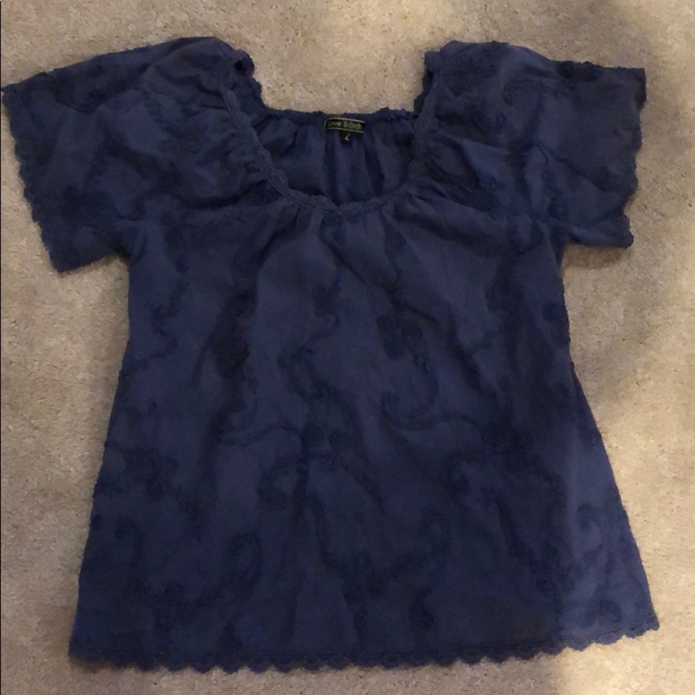Love stitch top